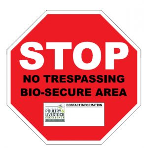 Biosecurity Stop Sign